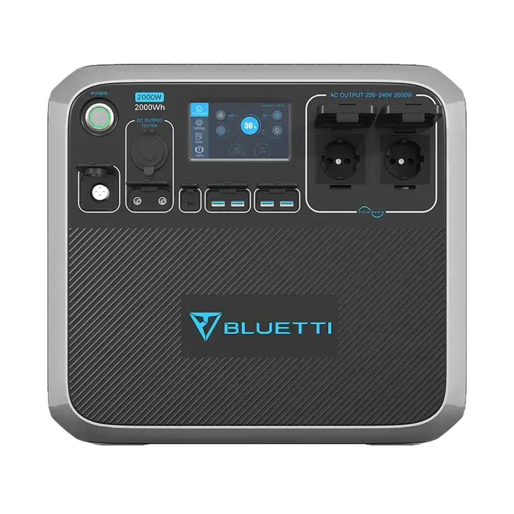 תחנת כוח ניידת BLUETTI AC200P + פאנל BIGBLUE 400W מתנה